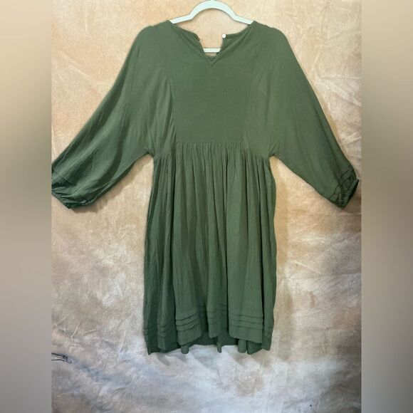 Knox Rose Forest Green Embroidered Dress - Picture 4 of 8